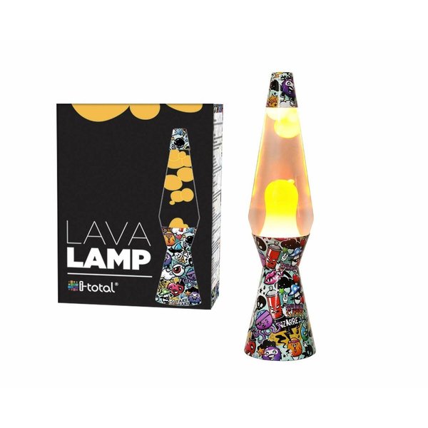Lava-Lampe iTotal Graffiti Bunt