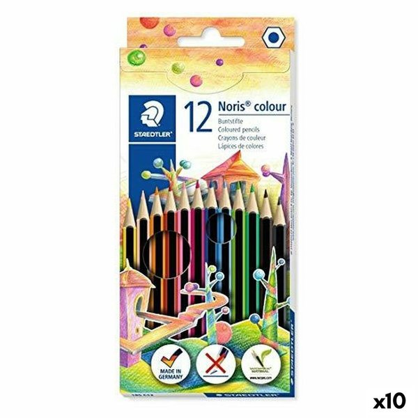 Bleistifte Set Staedtler Noris Colour Wopex Bunt Ökologisch (10 Stück)