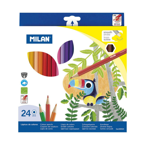 Bleistifte Milan 24 Stücke Bunt
