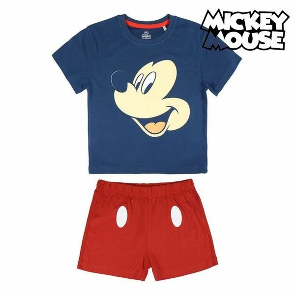 Sommer-Schlafanzug Mickey Mouse 73457 Marineblau